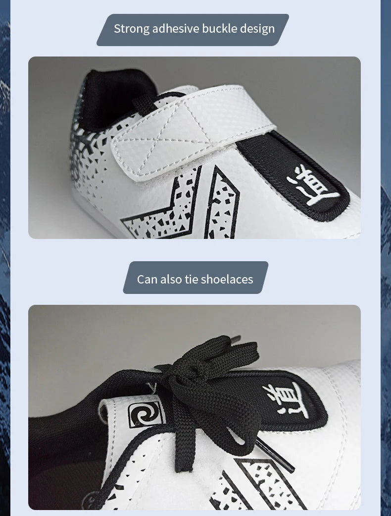 Taekwondo Shoes Breathable Wear-resistant kickboxing kung fu Professional Tae kwon do Martial Arts Sneaker Shoes Kids to Adult