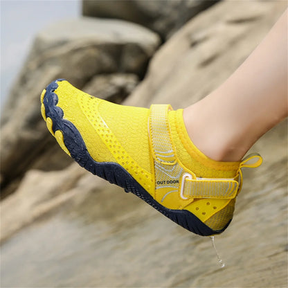 Kids Aqua Shoes Summer Beach Five Fingers Barefoot Water Shoes Swimming Lightweightl Non-slip Seaside River Children Sneakers