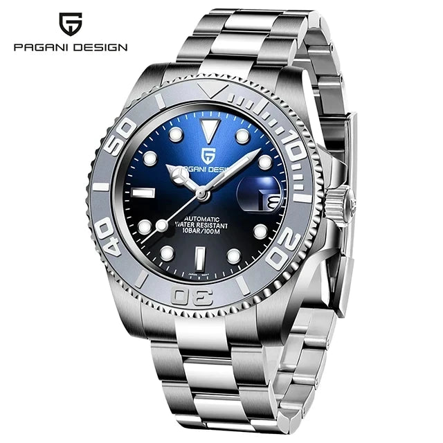 PAGANI DESIGN V3 40MM  Men Mechanical Wristwatch Sapphire Luxury Automatic Watch Men's Stainless Steel Waterproof watches