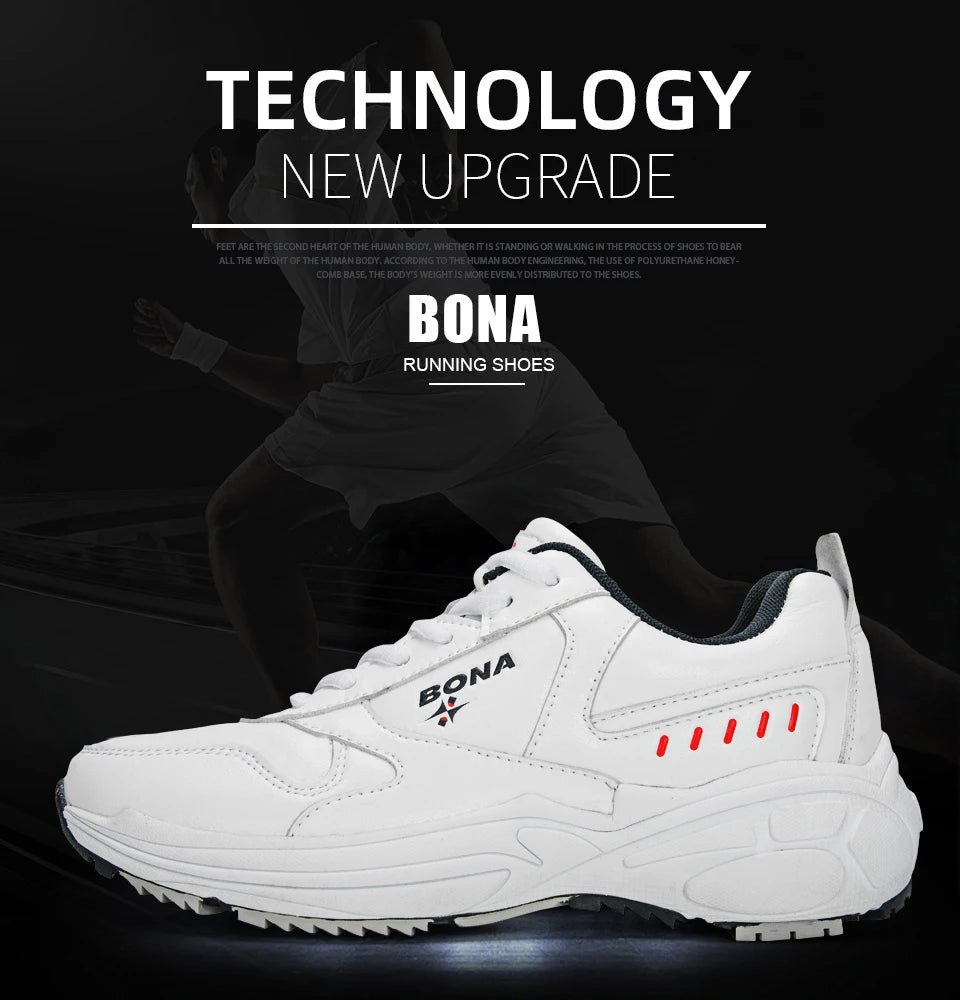 BONA  New Designers Classics Sneakers Running Shoes Women Outdoor Sports Shoes Comfortable Running Shoes Ladies Walking Shoe