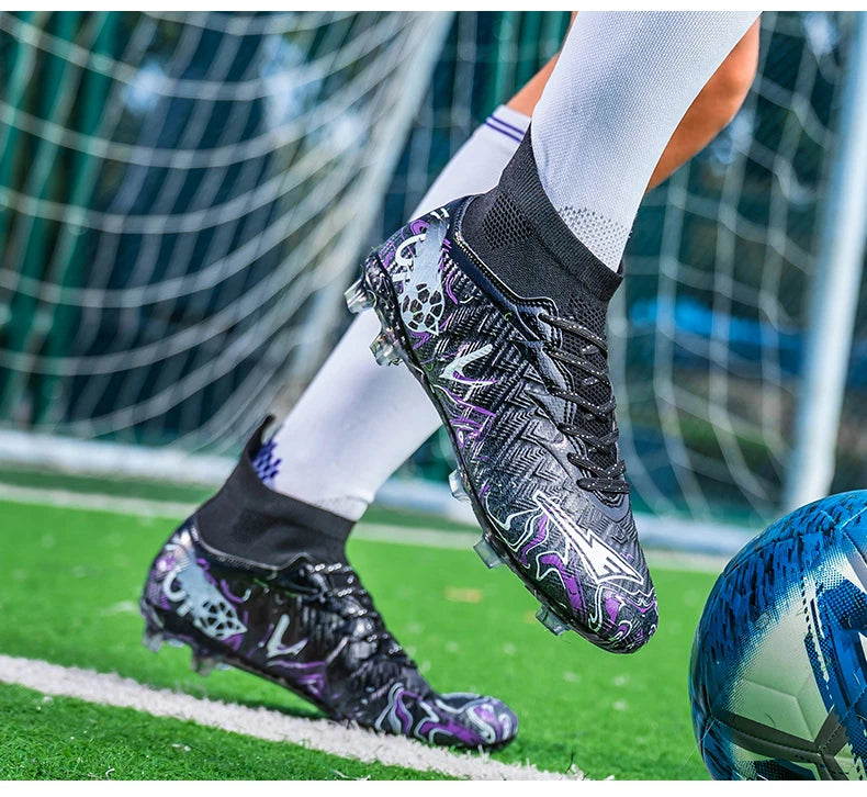 New Men Professional Soccer Shoes Non-slip Football Boots Unisex Breathable Futsal Sports New Cleats Drop Shipping Ultralight