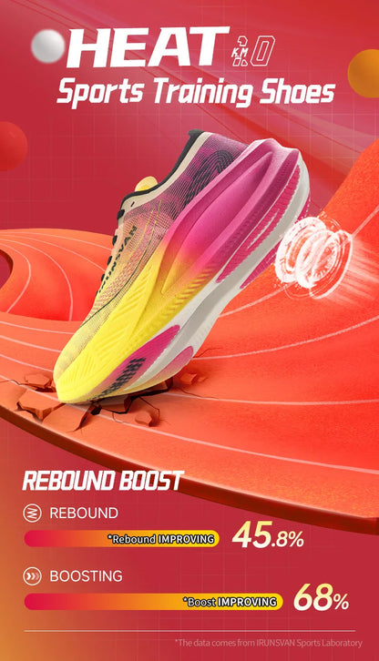 IRUNSVAN carbon plate marathon running shoes professional stable support shock absorption ultra light rebound sports shoes