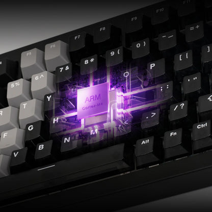 Teclado Magnético Akko 5075 V3 HE 75% — Teclado Mecânico Gaming Personalizado, Rapid Trigger 0.005mm, Taxa de Polling 8K, ARGB