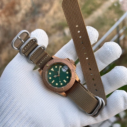STEELDIVE Brand SD1953S Solid Bronze 41mm 30ATM Waterproof Sapphire Glass Super Luminous  NH35 Automatic Mens Dive Watch