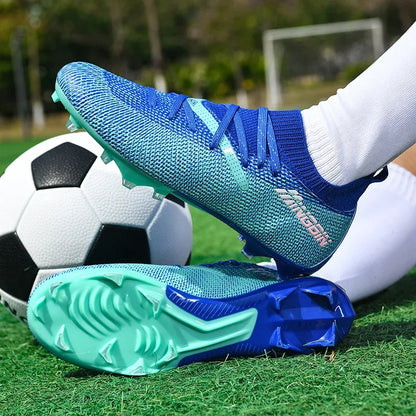 New Men Football Boots Professional Soccer Shoes Cleats Futsal Women Unisex Ultralight Hot Sale High-quality TF/FG Sneakers