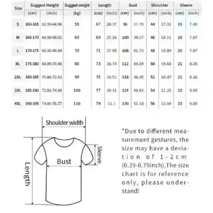 Dragon Ball Animation T-Shirt Men's Summer New Double-Sided Printing Loose Casual Harajuku Trendy Short Sleeve Parent-child Top