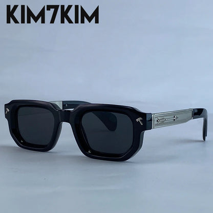 Polarized Square Punk Sunglasses Men 2026 Luxury Brand Classic Rectangle Sunglass UV400 Driving Eyewear Fashion Outdoor Shades