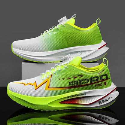 Męskie buty do biegania na co dzień, maratonowe, sportowe, z wkładką z włókna węglowego, oddychające, lekkie, damskie, wygodne, sportowe, antypoślizgowe trampki
