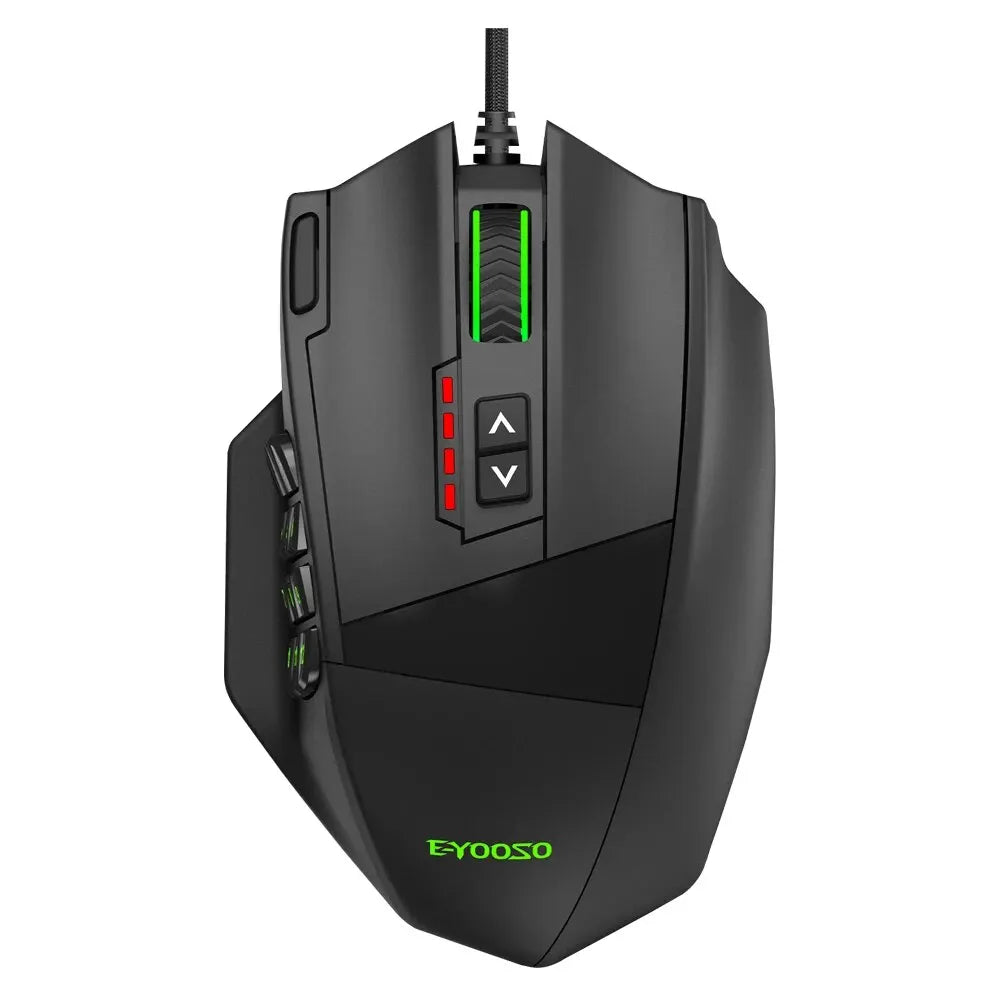 E-YOOSO X-39 USB Wired RGB Gaming Mouse, 24000 DPI Programmable Gaming Mouse with 19 Buttons, Optical Gaming Mouse for PC & Laptop
