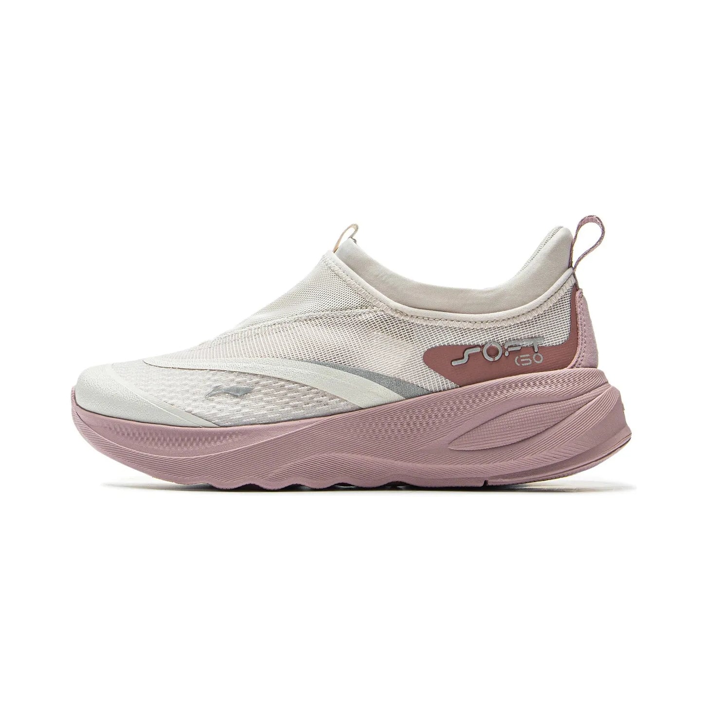 Li-Ning Women's SOFT GO 2 Slip-on Casual Walking Shoes COMFOAM Breathable Flexible LiNing Comfortable Sports Sneakers AGLV006