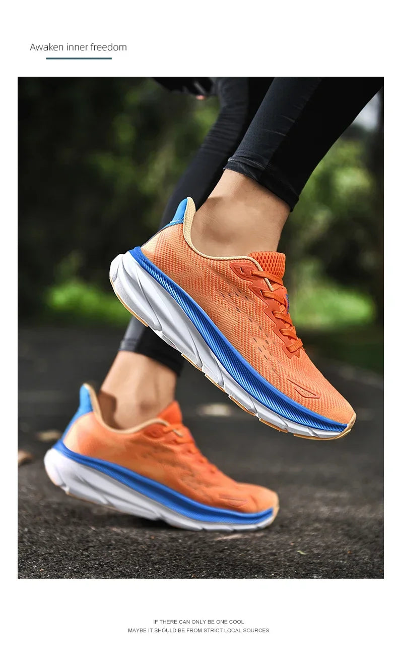 Ténis desportivos casuais 2025 para corrida, outdoor, confortáveis para primavera/verão, antiderrapantes, unissexo para homem e mulher, sapatilhas de treino macias para homem