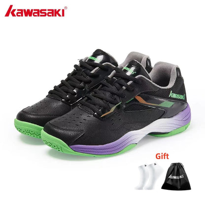 Kawasaki Shoe Men's Sneakers K1B50-C32023&C32011 Anti Twist Technology Professional Table Tennis Badminton Shoes Man Trainers