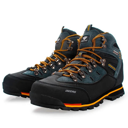 Men Climbing Shoes Outdoor Fashion Anti Slip Wear-resistant Hiking Boots Comfortable Waterproof Snow Walking Travel Sports Shoes