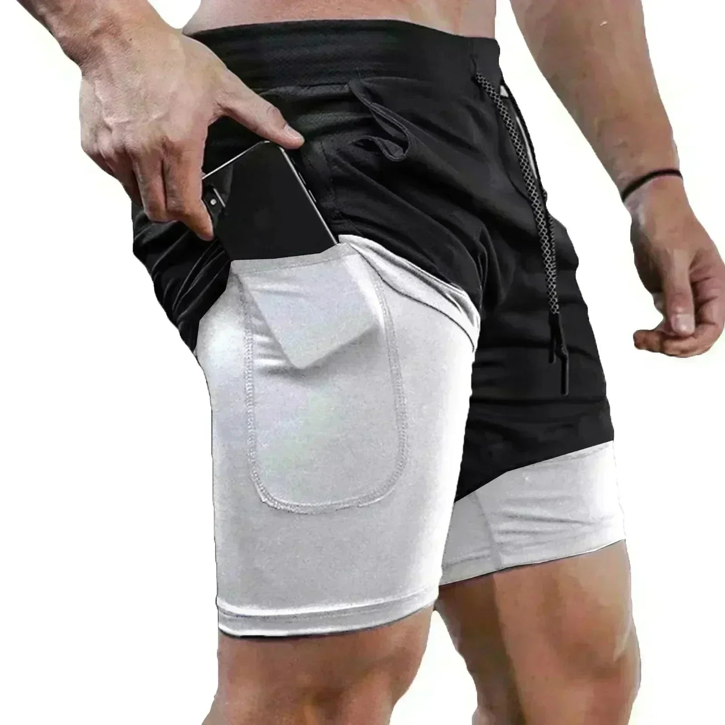 Dragon Ball Anime Majin Buu Trendy Printed Double Layer Shorts 2026 Men's Summer Boxing Sports Quick Drying Breathable Shorts