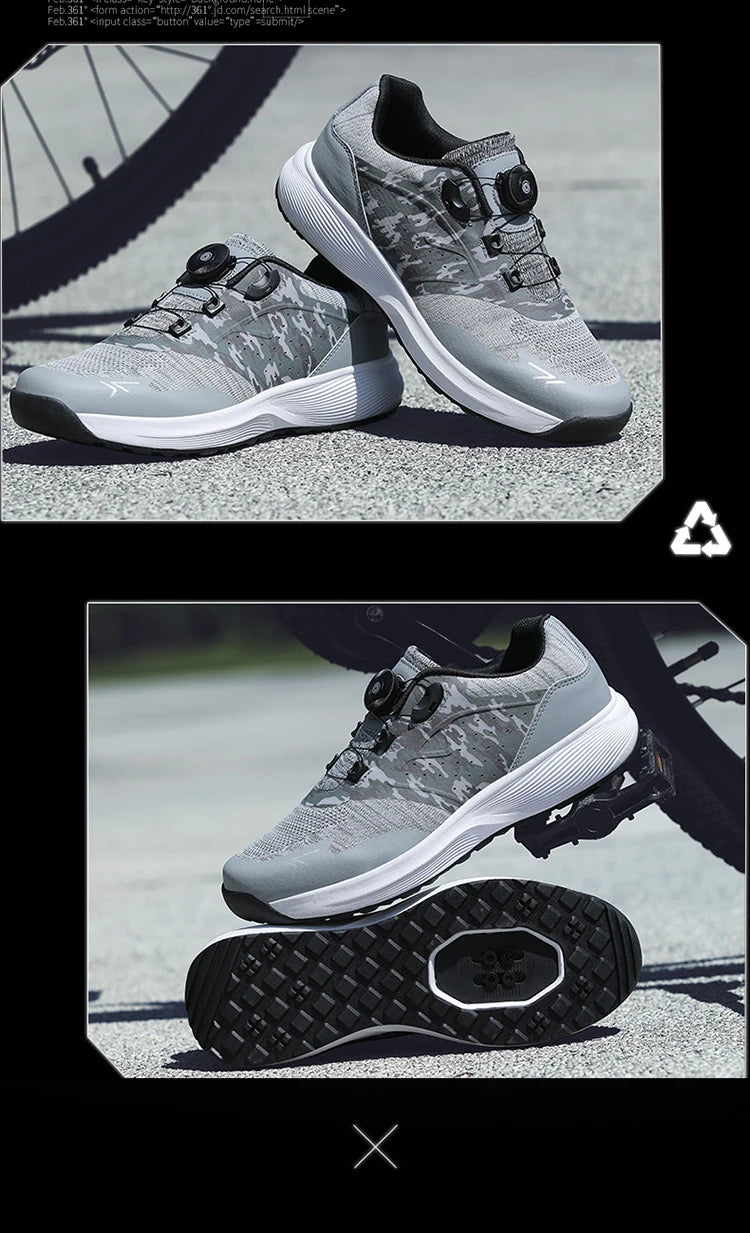 Cycling Sneaker MTB Men Sports Dirt Bike Shoes SPD Pedal Mountain Bicycle Footwear Speed Racing Man Flat Off Road Cycling Shoes