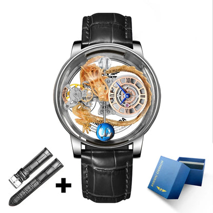 PINDU Upgraded Version Pindu Russian Roulette Celestial Series Quartz Watch Men's Astronomical Casino Las Vegas Men's Watch