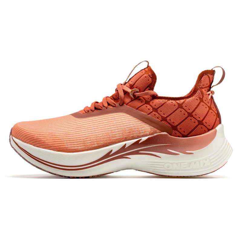 ONEMIX Original Carbon Fiber Running Racing Shoes Professional Marathon Ultra-light Rebound Damping Trail Sport Road Sneakers