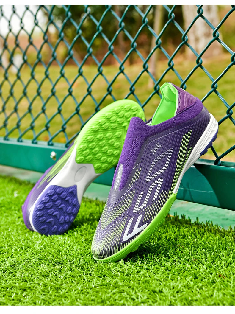 New Men Soccer Shoes High-quality Cleats Football Boots Sneakers Hot-selling Indoor Futsal Non-Slip Match Grass High-top Outdoor