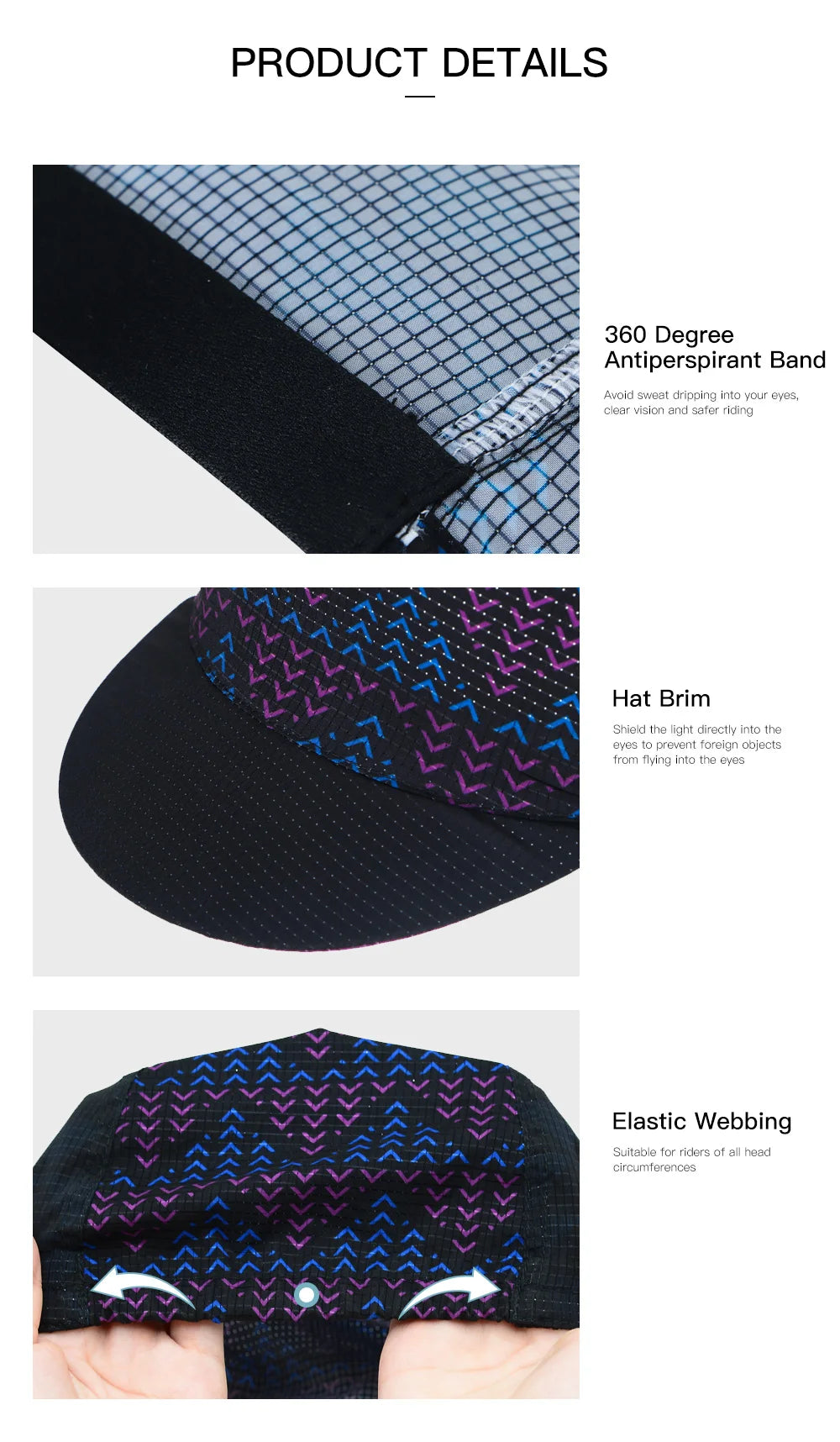 HISERWA Men Women Cycling Cap Sun Protection Summer Breathable Sports Quick Dry Bicycle Cycling Hat Bike Headwear Gorra Ciclismo
