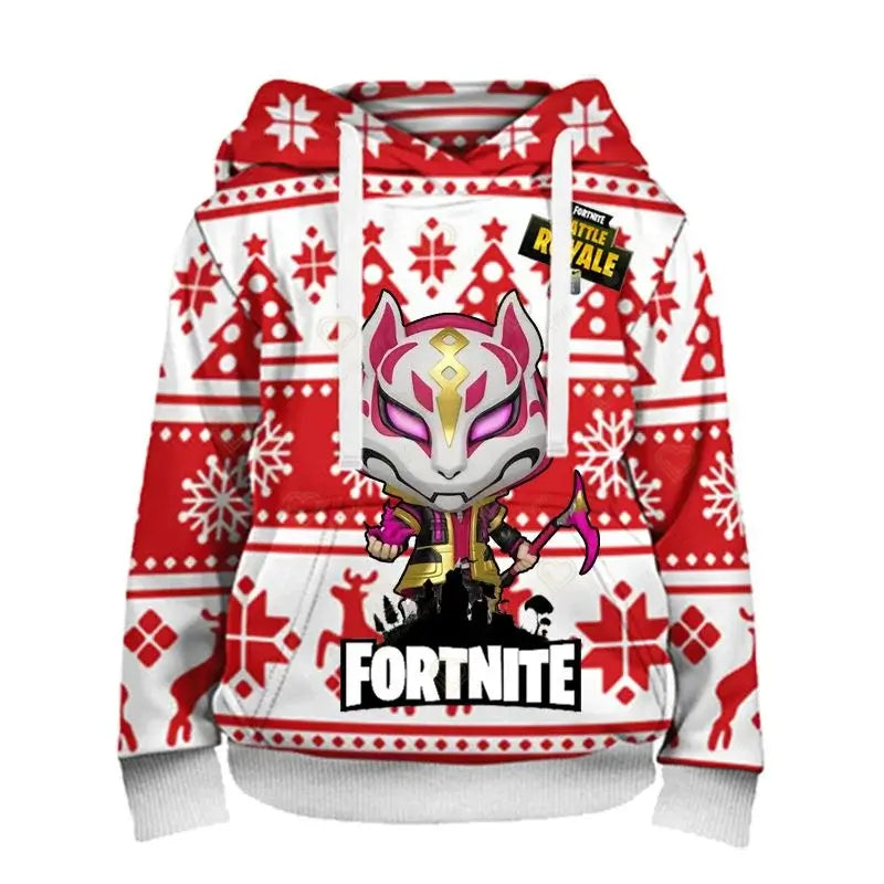 Ανδρικό φούτερ με κουκούλα Fortnite, μοντέρνα μπλούζα με 3D εκτύπωση, φούτερ με κουκούλα Battle Game για αγόρια και κορίτσια, χιπ χοπ, ανδρικό casual πανωφόρι