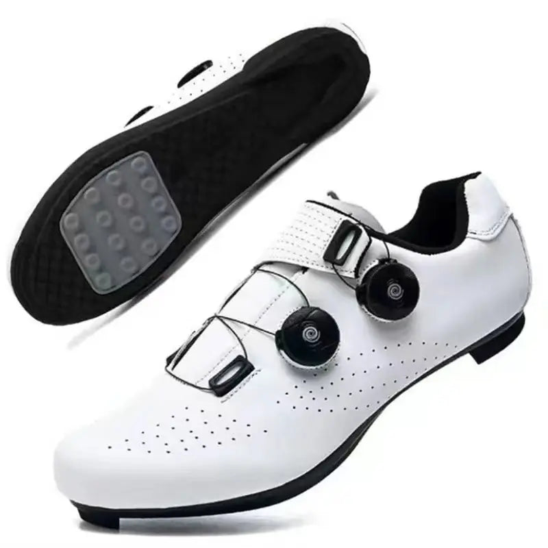 New Cycling Shoes Men's Self-locking Racing Road Cycling Sports Shoes Lockless Training Shoes Women's SPD Cleats Cycling Shoes