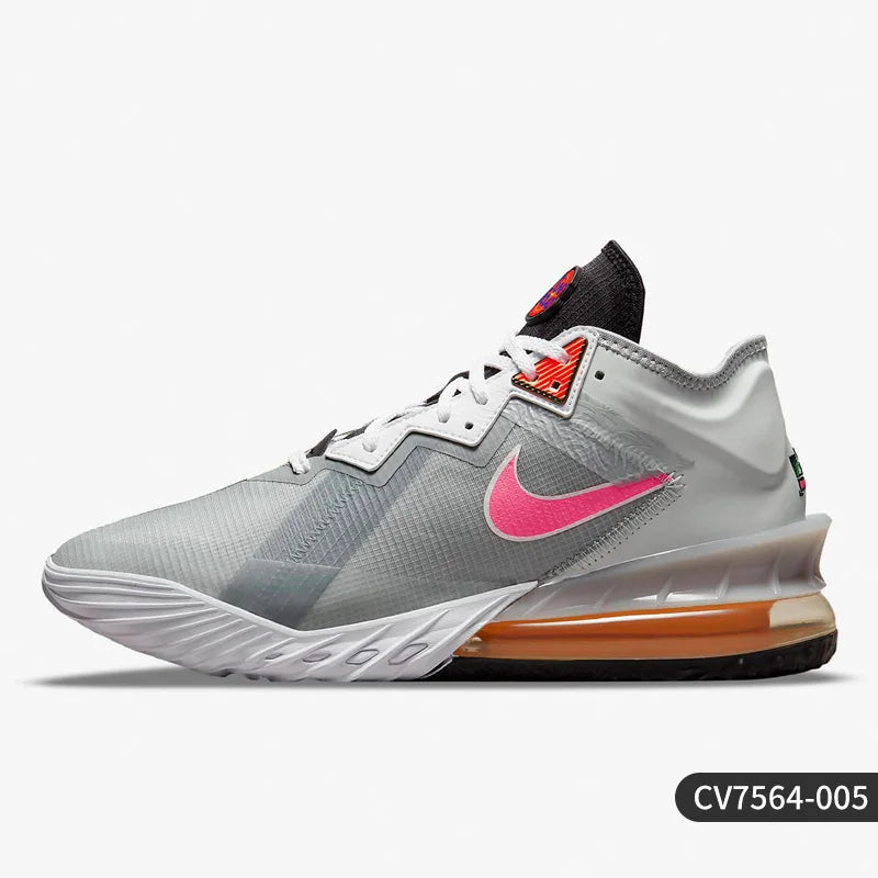 Nike LEBRON XVIII autentiche, scarpe da basket da uomo e da donna con ammortizzazione ad aria, 18ª generazione, CV7564-005