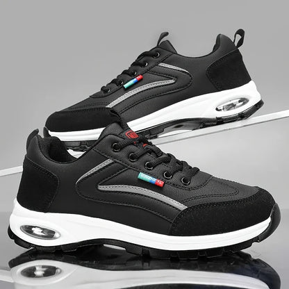 Men's Trendy Sports Shoes Lightweight Breathable Modern Non Slip Shoes Suede Detailing Outdoor Stylish Daily Wear Men Sneakers