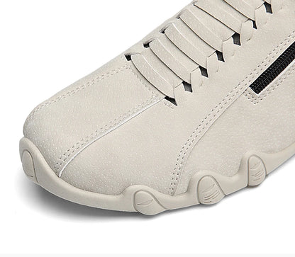 Men's Casual Shoes Side Zipper Short Boots Versatile Flat Bottom Trendy Fashionable Men's Shoes Suitable for Outdoor Sports