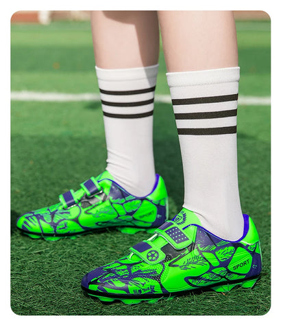 Soccer Cleats for Men Women Breathable Lightweight Anti Slip Firm Ground for Outdoor Football Training Match Sports