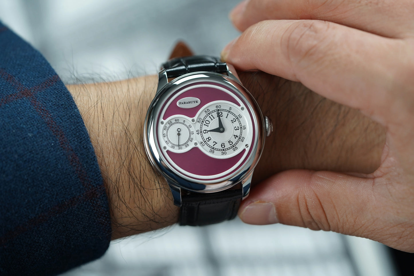 FARASUTE Retro Hangzhou Customized Automatic Mechanical Watch Men Fashion Sapphire Wristwatch Waterproof Montres Pour Hommes