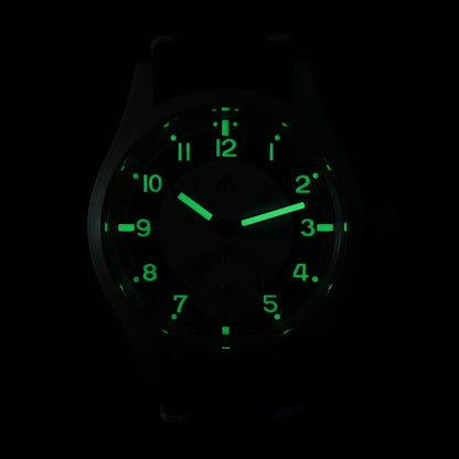 Militado V2 Version Military D12 Watch 36mm AR Sapphire Quartz Movement Watches Waterproof Sub-second Stainless Steel Wristwatch
