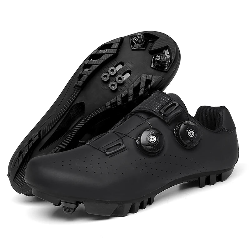 New Cycling Shoes Men's Self-locking Racing Road Cycling Sports Shoes Lockless Training Shoes Women's SPD Cleats Cycling Shoes