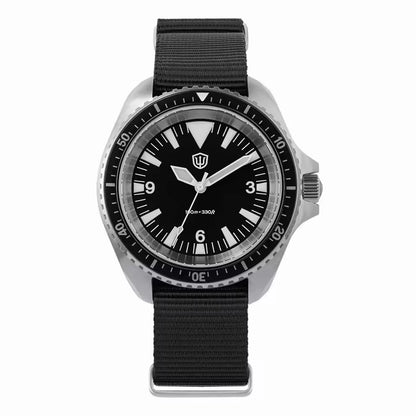 Relógio de Luxo Watchdives WD1980 V3 para Homem, Movimento de Quartzo VH31 com Segundos Fluentes, Vidro de Safira com Revestimento AR, Impermeável 10Bar