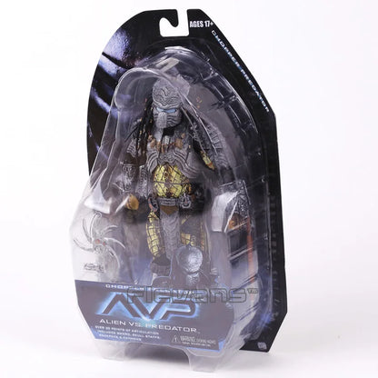 NECA AVP Alien vs. Predator Chopper Celtic Scar Predator Φιγούρα Δράσης 7" Αρθρωτό Κινητό Μοντέλο Παιχνίδι
