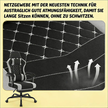 Swivel Office Chair, Ergonomic Computer Chair, Massage Gaming Chair (Office Chair Only)