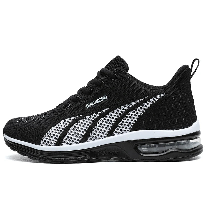 New Summer Rebound Womens Sports Shoes Lightweight Shock-absorbing Running Shoes Marathons Foot Protection Balance Walking Shoes