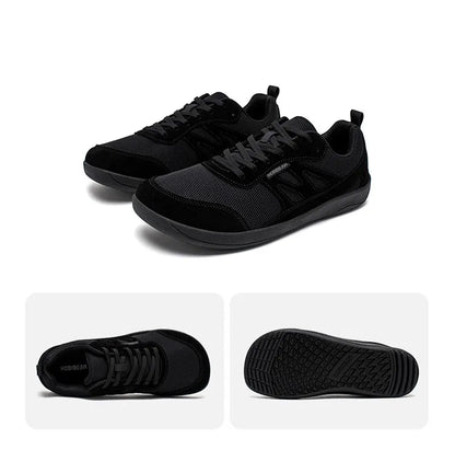HOBIBEAR Barefoot Shoes for Women Men Zero Drop Wide Toe Box Sneakers Minimalist Lace Up Lightweight Running Shoes