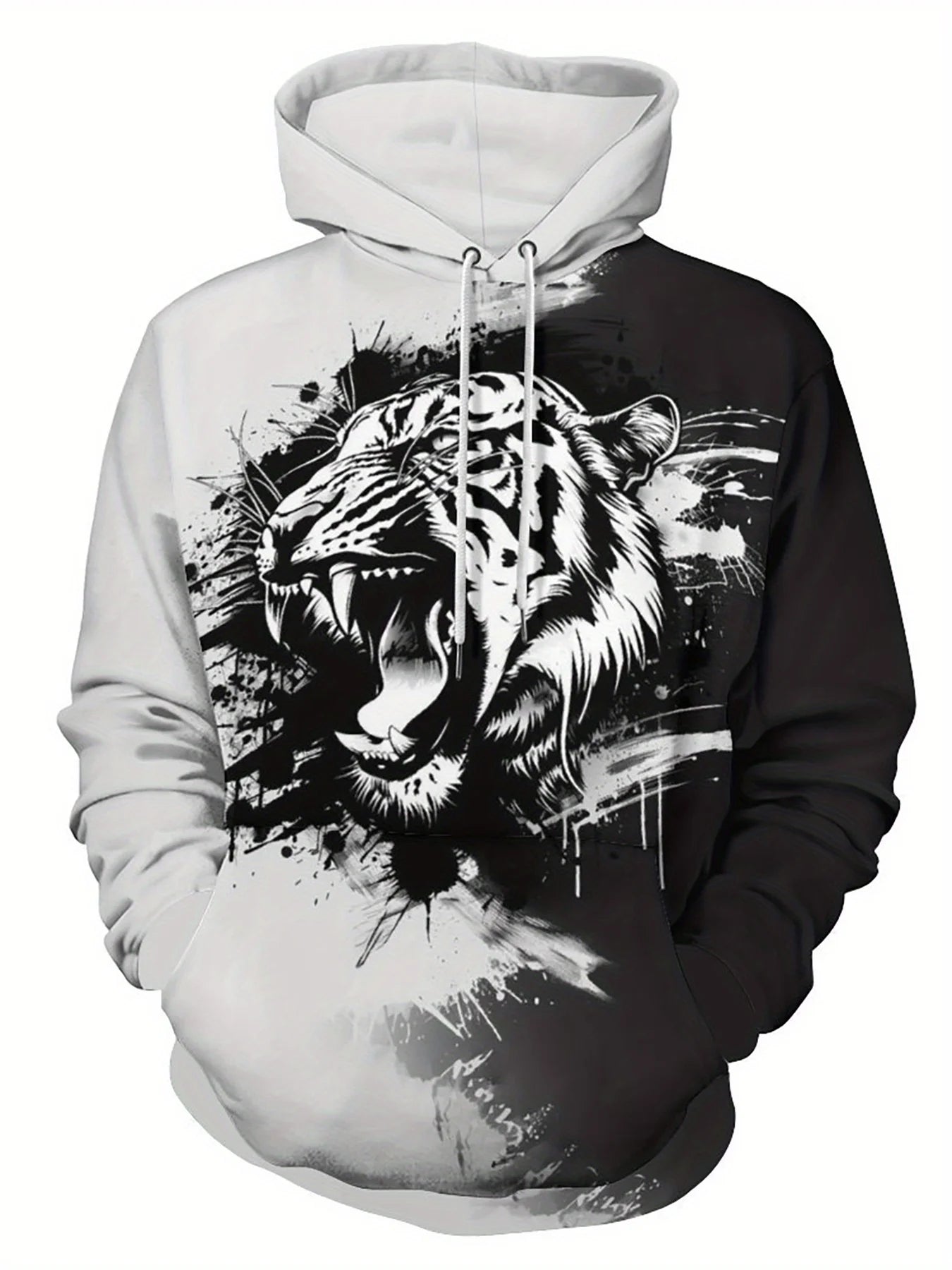 Animal Wolf graphic Men's Fashion 3D Print Outdoor Hoodie Streetwear Hoodies Hooded Front Pocket Designer Hoodie Sweatshirt