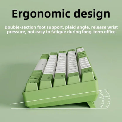 Wired Mechanical Keyboard 60% Gamer Bluetooth Backlit Keyboards for Tablet Mini Ergonomic Key Board White