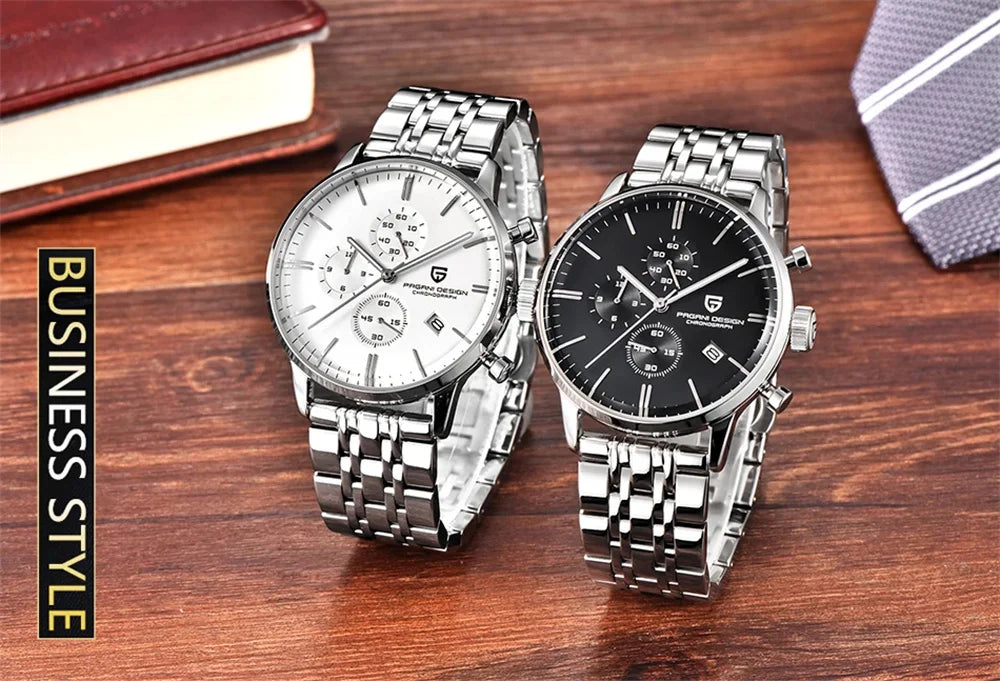 Pagani Design Men's Chronograph Watch  Japan VK67 Movt Waterproof Multifunctional Business Sports Quartz Watch Relogio Masculino