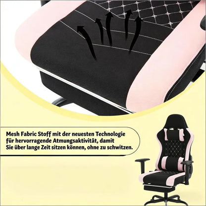Soft Massage Gaming Chair, Ergonomic Computer Chair, Swivel Office Chair (Office Chair Only)