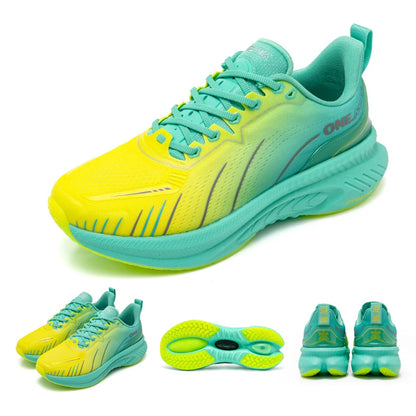 ONEMIX New Cushioned Running Shoes women Fall Winter Heavy Runners Lace-up Women Jump Rope Dance Non-slip Outdoor Sneakers