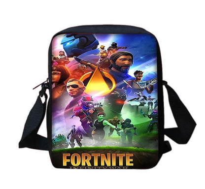 Mala de ombro estilo messenger com estampado Hot Game Boy Girls, design infantil F-FortniteS, mala casual para homem e mulher, bolsa para telemóvel e saco de compras