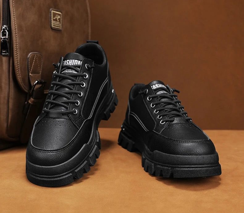 Men's Casual Sports Outdoor Hiking Trendy Fashion Comfortable Thick-Soled Street Board Shoes