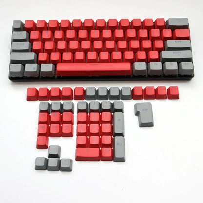 106 Keys Grey Red Keycaps PBT Specials Keycap Backlit Two-Color Key Caps For MX Switch 61/87/104 Mechanical Keyboard