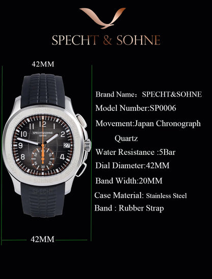 2026 High Quality Men's Watches Luxury Brand Japan VD53 Chronograph Sports Classic 5167 Quartz Watch Stainless Steel Waterproof
