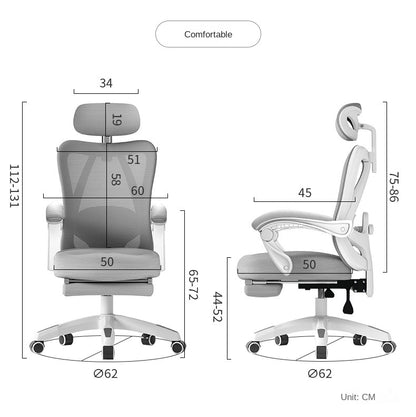 UVR Gaming Computer Chair Mesh Breathable Staff Chair Ergonomic Design Armrest Chair Sitting Comfort Home Office Chair Furniture